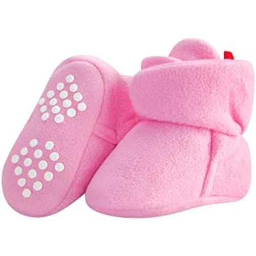 Baby Fleece Booties Newborn Unisex Booties Non-Slip Newborn Infant First Walkers Warm Shoes House Slippers for Baby Boys & Baby Girls Toddlers