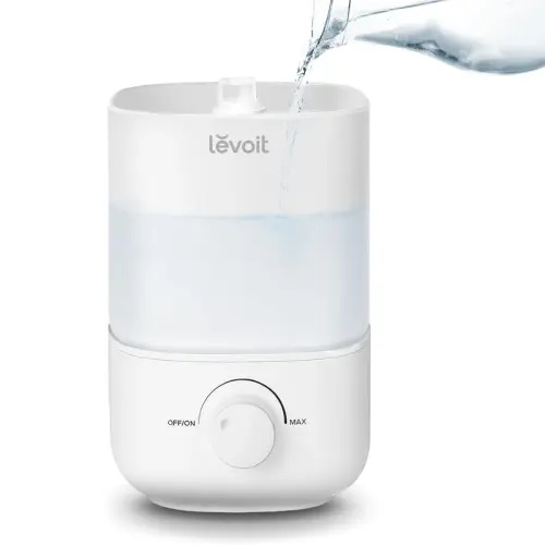 LEVOIT Top Fill Humidifier - 2.5L Quiet Cool Mist for Large Rooms
