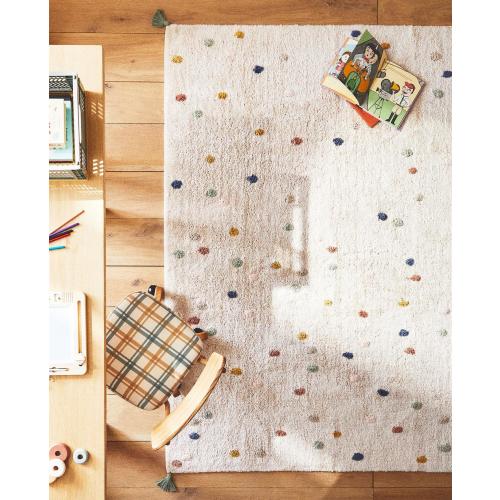 CHILDREN’S MULTICOLORED POLKA DOT COTTON AREA RUG | Zara Home United States of America