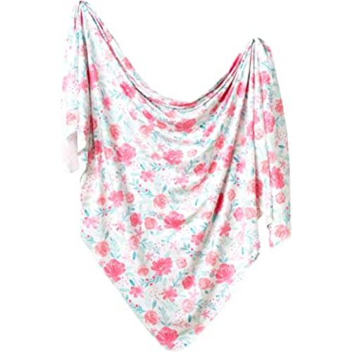 Copper Pearl Large Premium Knit Baby Swaddle Receiving Blanket June