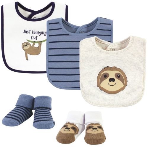 Cotton Bib And Sock Set
