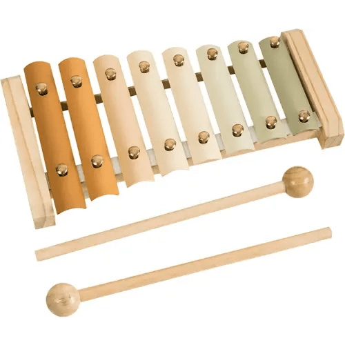 Xylophone - Neutral Colors Toddler Toys - Aesthetic & Functional Kids Musical Instrument - Montessori Toys – Educational Durable Xylophone for Kids- Wood Xylophone Toy-Gender Neutral Baby Gift