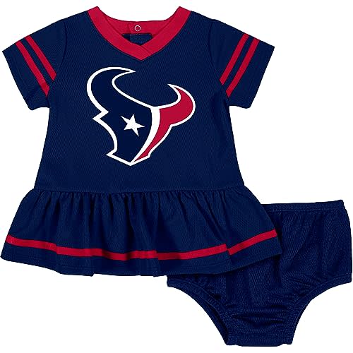 Gerber Girls' NFL Team Jersey Dress and Diaper Cover