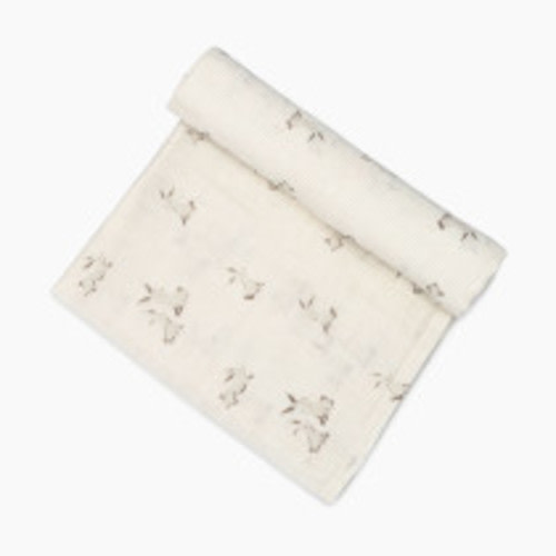 Crane Baby Avery Organic Cotton Single Swaddle - Bunny
