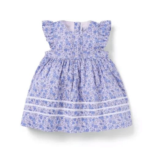 Baby Violet Floral Baby Floral Pintuck Dress by Janie and Jack