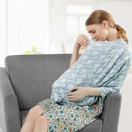 Nursing Cover Breastfeeding Scarf - Baby Car Seat Covers, Infant Stroller Cover, Carseat Canopy for Girls and Boys by YOOFOSS