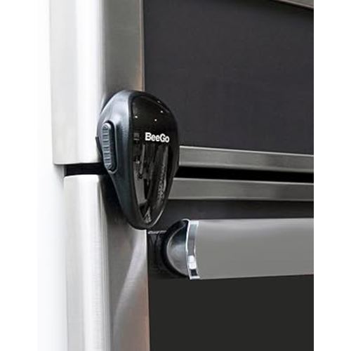 BeeGo Baby Proofing and Childproof Oven Lock – 1 Pack, No-Drill, Heat-Resistant, Self-Adhesive Safety Lock for Oven Doors and Stoves – Easy to Install, Durable, Black