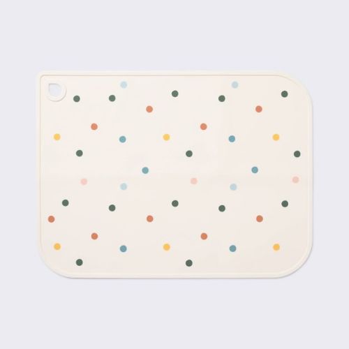 Silicone Placemat - Beige/dots - Cloud Island™