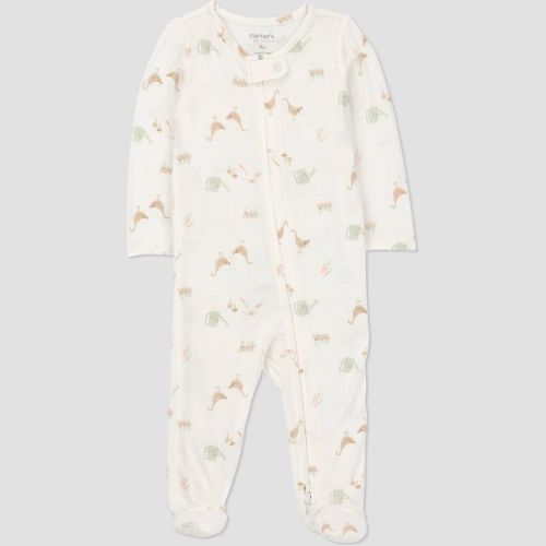 Carter's Just One You® Baby Comfy Soft Ducks Long Sleeve Sleep N' Play - Ivory Newborn