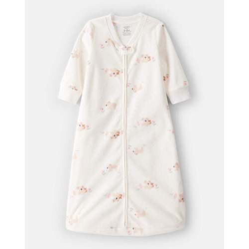 Baby Koala Print Loose Fit Long-Sleeve Wearable Blanket - White | Carter's