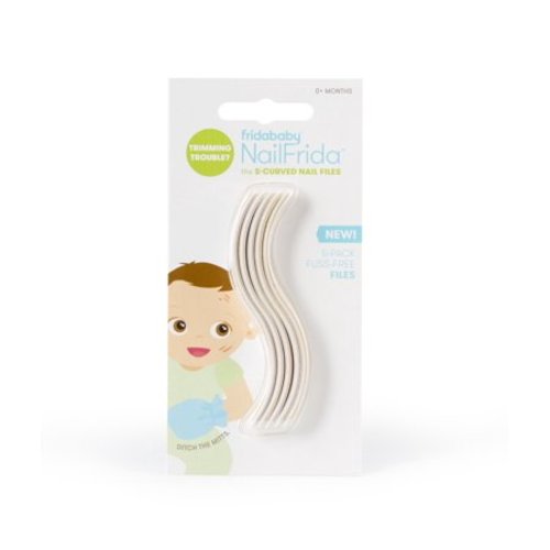 Fridababy NailFrida S-Curved Nails Files, 5 Count