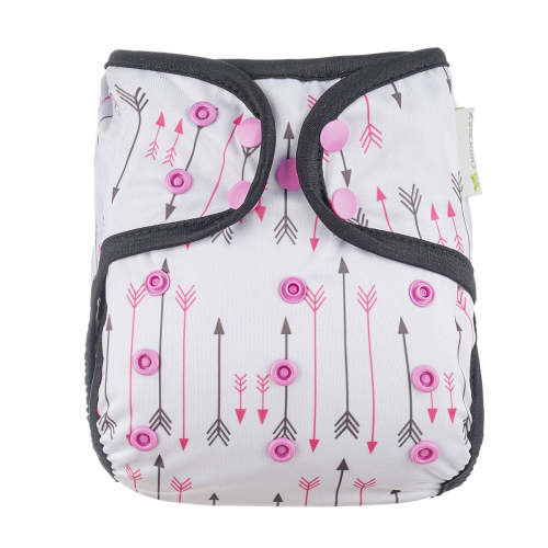 Infant Bleached Prefold Trial Package with OsoCozy One Size Diaper Covers