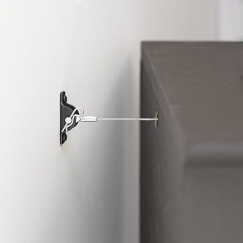 Hangman Anti-Tip Kit to Prevent Furniture Falling-Steel (TK-400-3)