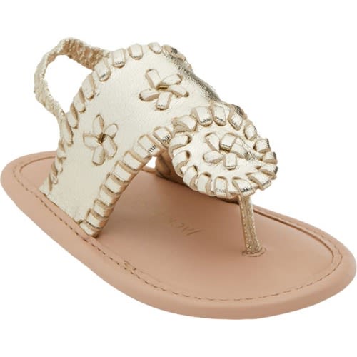 Baby Baby Jacks Sandal, 0-3 Months, Platinum