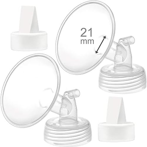 Maymom 21mm Flange and Duckbill Valve Compatible with Spectra S1 Spectra S2 Spectra 9 Plus Not Original Spectra 20mm Replace Pump Parts Spectra Flange Spectra Duckbill Valve