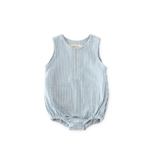 Seersucker Pocket One-Piece