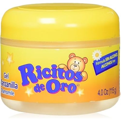 Manzanilla Ricitos de Hair Gel| Alcohol-Free Hair Care Gel for Daily Use, Gentle Gel with Chamomile Extract; 4.0 Ounces