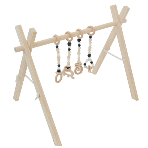 Wood Baby Gym + Toys