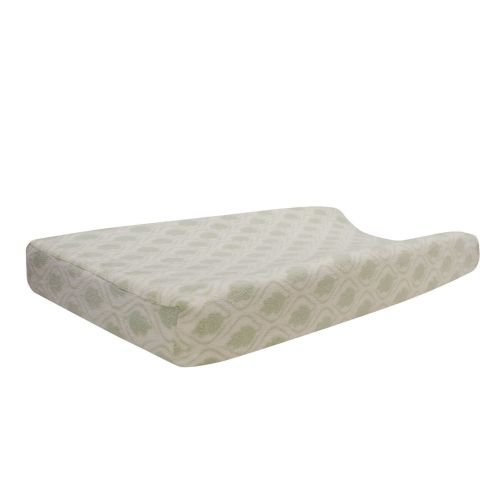 Lambs Ivy Echo Forest Woodland Friends Leaf Design Plush Changing Table Cover