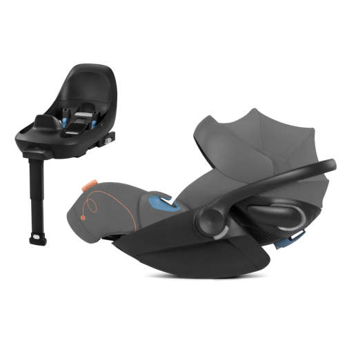 Cybex Cloud G Lux SensorSafe Comfort Extend Reclining Infant Car Seat - Lava Grey