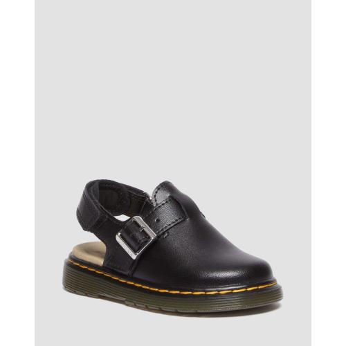 DR MARTENS Toddler Jorgie Leather Slingback Mules