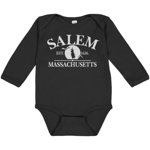 TATY Kids Travel Salem Massachusetts Long Sleeve Baby Infant Bodysuit