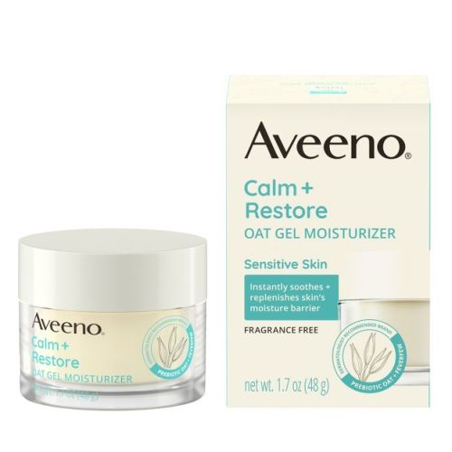 Aveeno Calm + Restore Facial Moisturizer For Sensitive Skin - Fragrance Free - 1.7 Oz