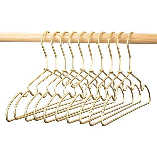 12.6” Matte Gold Metal Kids Baby Hangers