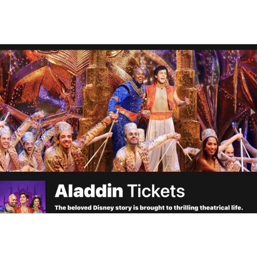 Broadway Show Tickets to Aladdin
