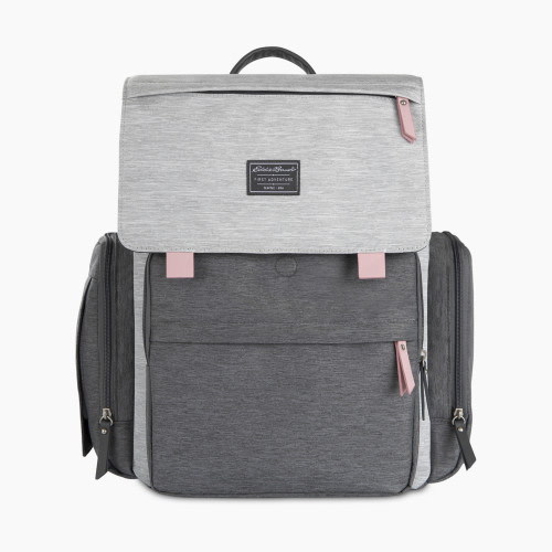 Eddie Bauer Cascade Diaper Bag Backpack - Dark Grey/Light Grey