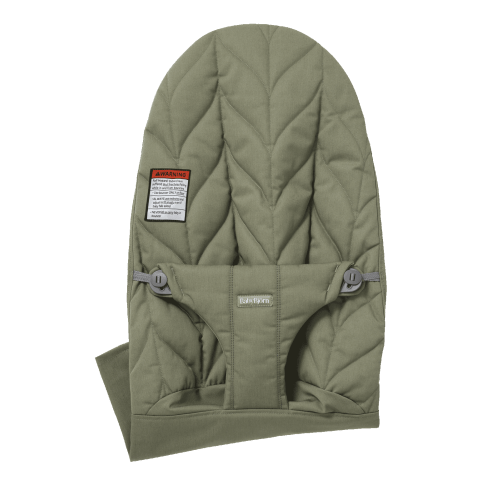 Extra Fabric Seat for Bouncer Bliss: Dark green - Woven, Petal quilt