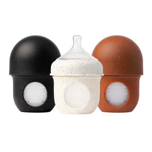 Nursh Silicone Pouch Baby Bottles - Speckle - 4 fl oz/3pk