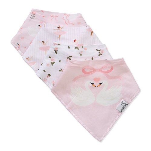 Copper Pearl Baby Girls Katerina Bib 4-Piece Set