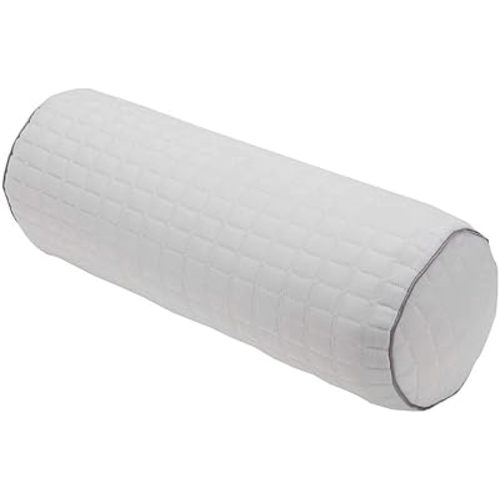 Kingnex Bolster Roll Pillow for Sleeping on Back or Side Under Knee to Relief Lower Back Pain Between Legs for Side Sleepers Cylinder Pillow with Removable Cooling Cover 18x6