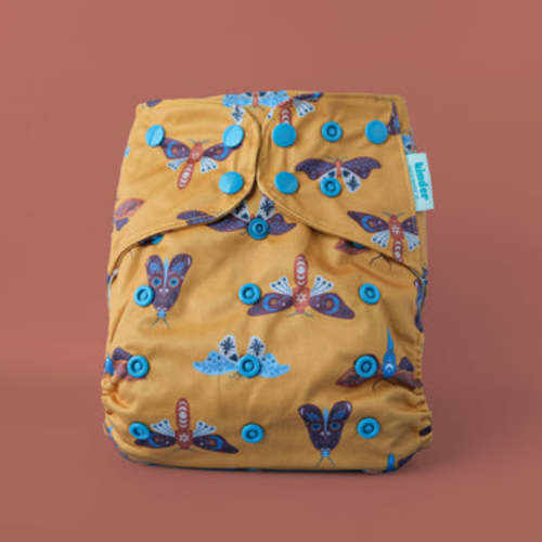 Patterned Pocket Cloth Diaper with Athletic Wicking Jersey
