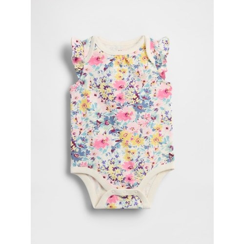 Baby First Favorites Organic Cotton Ruffle Bodysuit