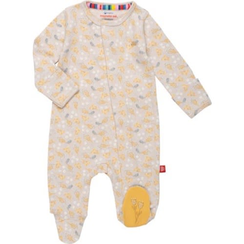 Logan Organic Cotton Magnetic Footie