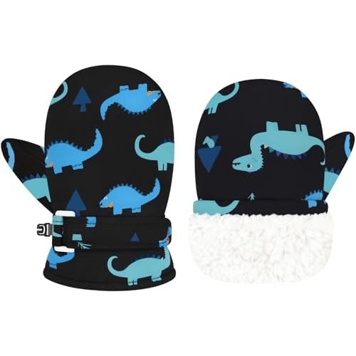 Sarfel Toddler Snow Mittens Toddler Waterproof Gloves Baby Winter Mittens Infant Mittens Toddler Ski Gloves Baby Snow Gloves