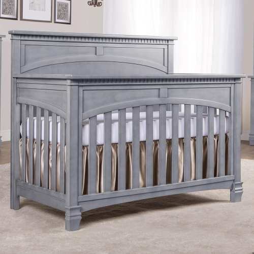 Evolur Santa Fe Storm Grey 5-in-1 Convertible Crib