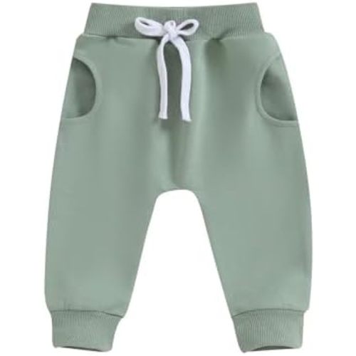 Toddler Baby Boy Girl Checkerboard Plaid Pants Elastic Waist Casual Trousers Spring Summer Fall Winter Long Pants