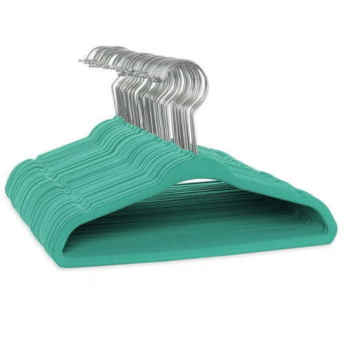Casafield Velvet Kid's Clothing Hangers, 50 Pack