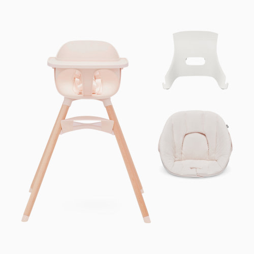 Lalo High Chair + Infant Kit - Grapefruit