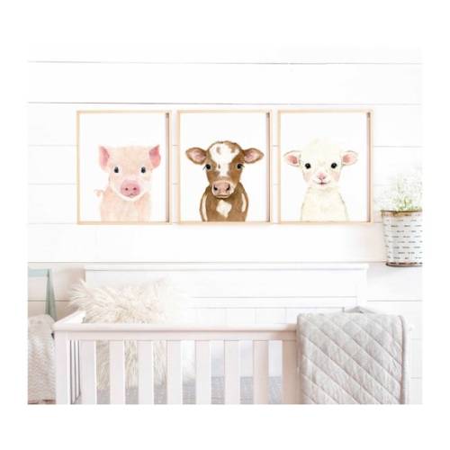 Farmhouse Nursery Prints - Etsy size 16 x 20 or 17 x22