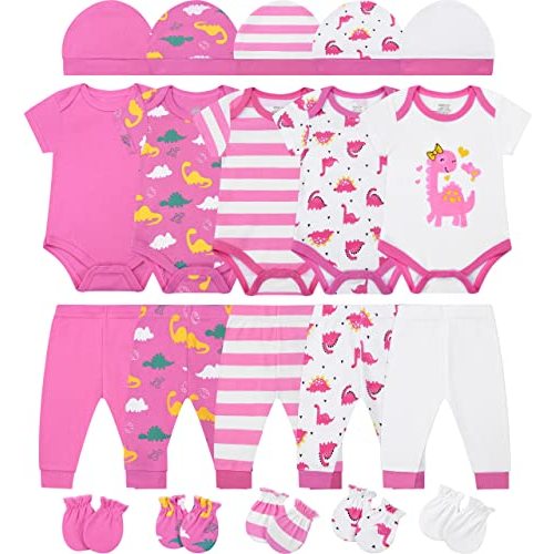ABeCue Baby Boy Layette Essentials Set Newborn Girl Clothes Pack Infant Gift Sets 20-Piece