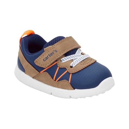 Baby Athletic Every Step® Sneakers - Style,Brown, Navy