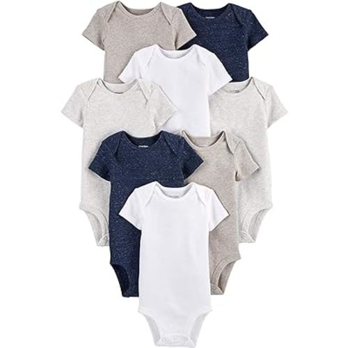 Simple Joys by Carter's Unisex-Baby 8-pack Short-sleeve Bodysuit
