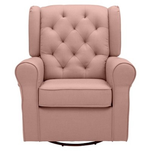 Delta Children® Emma Nursery Glider Swivel Rocker Chair, Color: Blush
