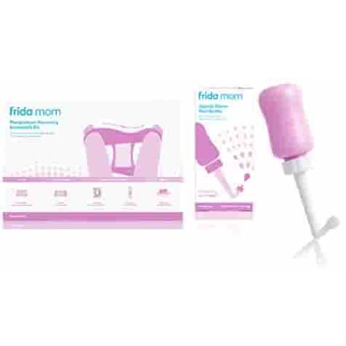 Postpartum Recovery Essentials Kit + Upside Down Peri Bottle