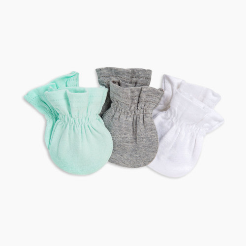 Burt's Bees Baby Organic Mittens (3 Pair) - Seaglass