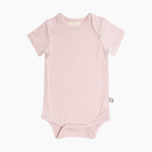 Kyte Baby Short Sleeve Bodysuit - Blush, 0-3 M